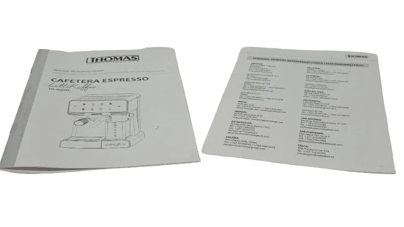Cafetera Espresso Thomas THJ-165DEL 20 Bares, Negro
