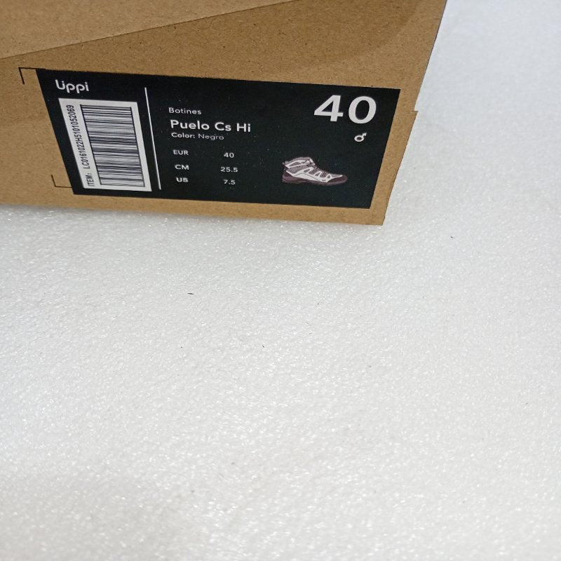 Botines Lippi Puelo CS HI – Negro, EUR 40 / 25,5 cm
