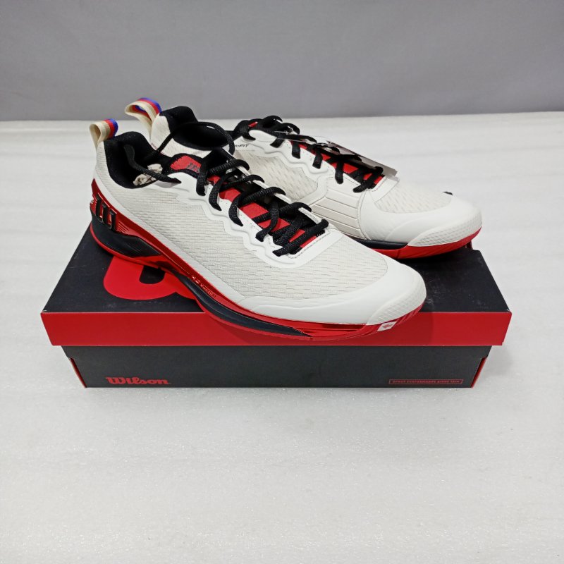 Zapatillas Wilson Rush Pro 4.5 – Tofu/Infrared/Black, EUR 41 1/3