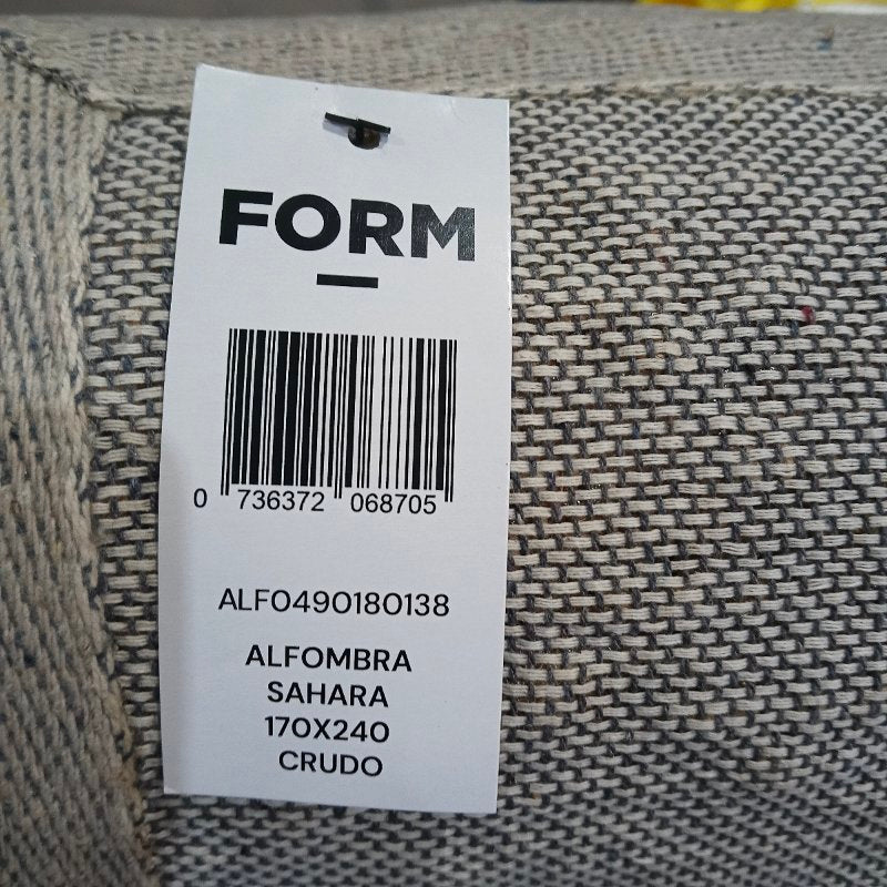 Alfombra de Yute Sahara Crudo, Form Design, 170x240 cm
