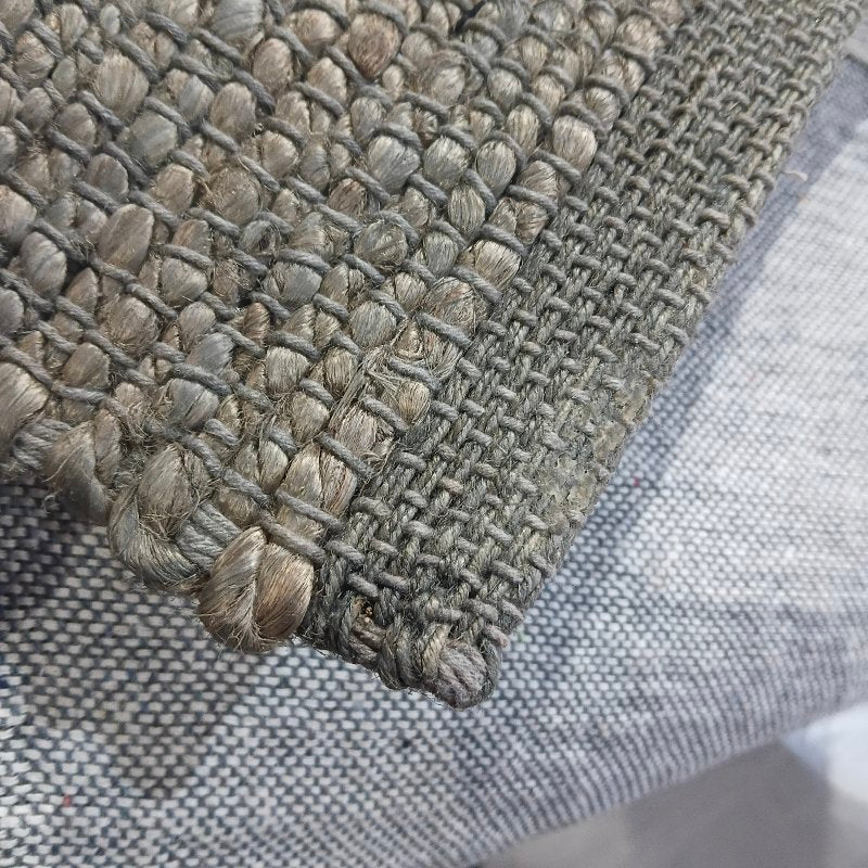 Alfombra Yute Sahara Form Design Gris Oscuro 200x300 cm