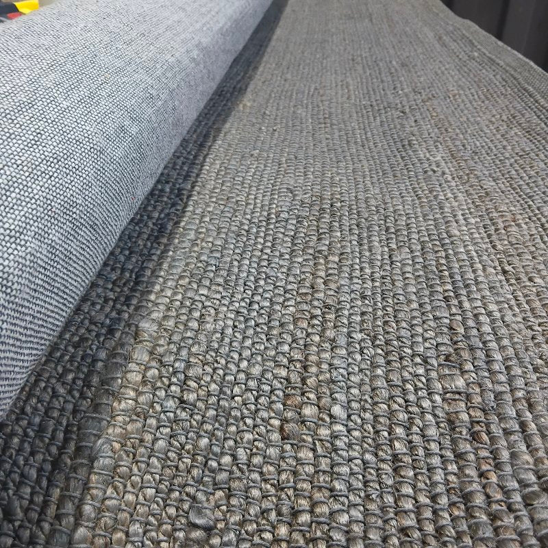 Alfombra Yute Sahara Form Design Gris Oscuro 200x300 cm