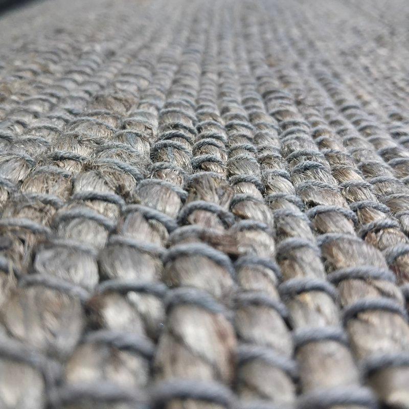 Alfombra Yute Sahara Form Design Gris Oscuro 200x300 cm