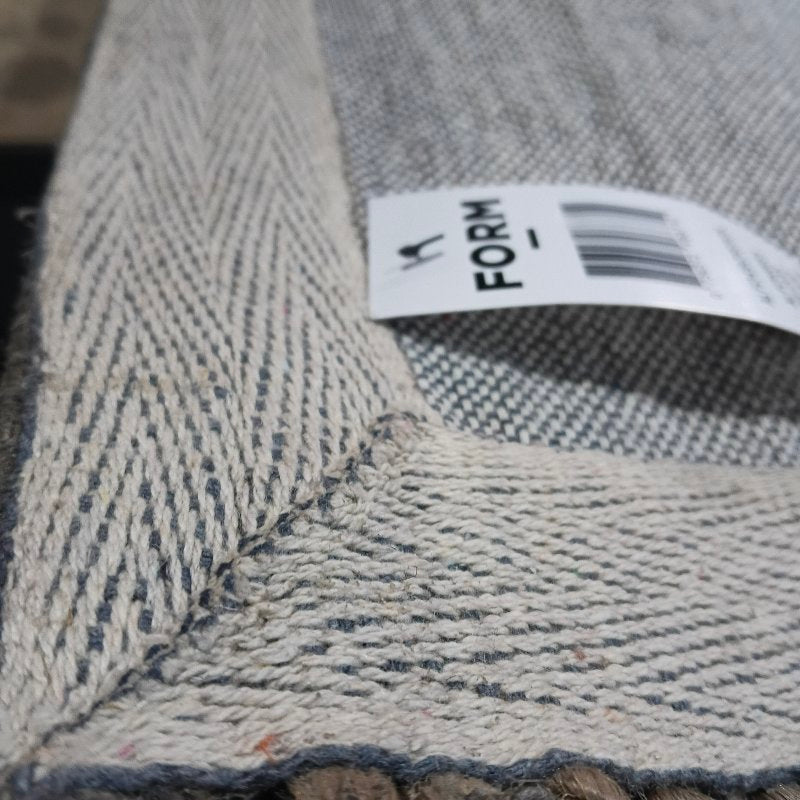 Alfombra Yute Sahara Form Design Gris Oscuro 200x300 cm