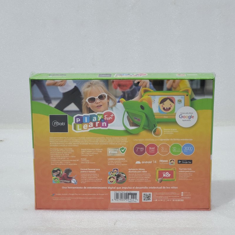 Tablet MLAB Kids 7 WiFi Verde RAM 3GB / ROM 32GB