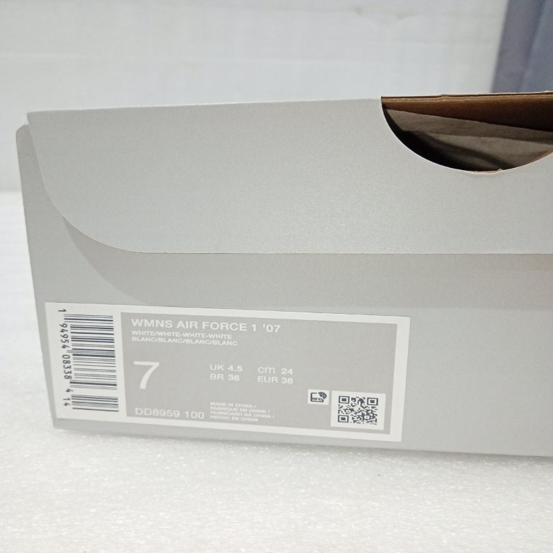 Zapatillas Nike WMNS Air Force 1 '07 Mujer Talla 38 EUR/ 24 CM, Blanco