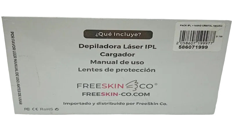 Pack Depiladora IPL Freeskin Duo 9002 + Depiladora Nano Cristal Freeskin