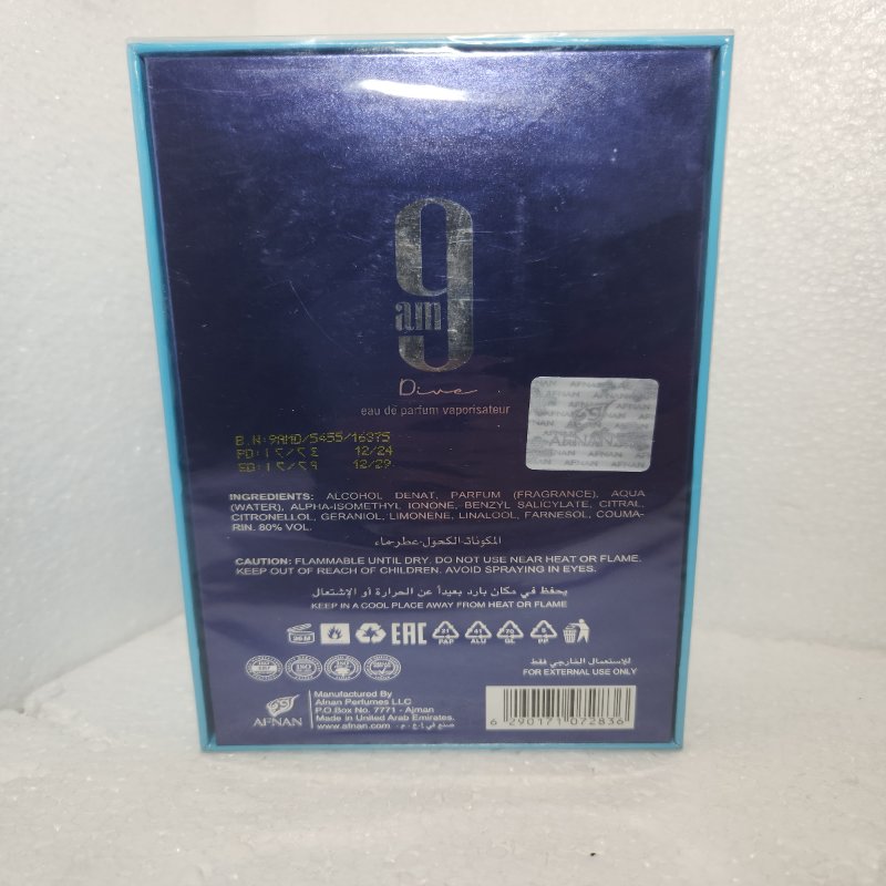 Perfume Anfan 9 AM Dive 100 ml