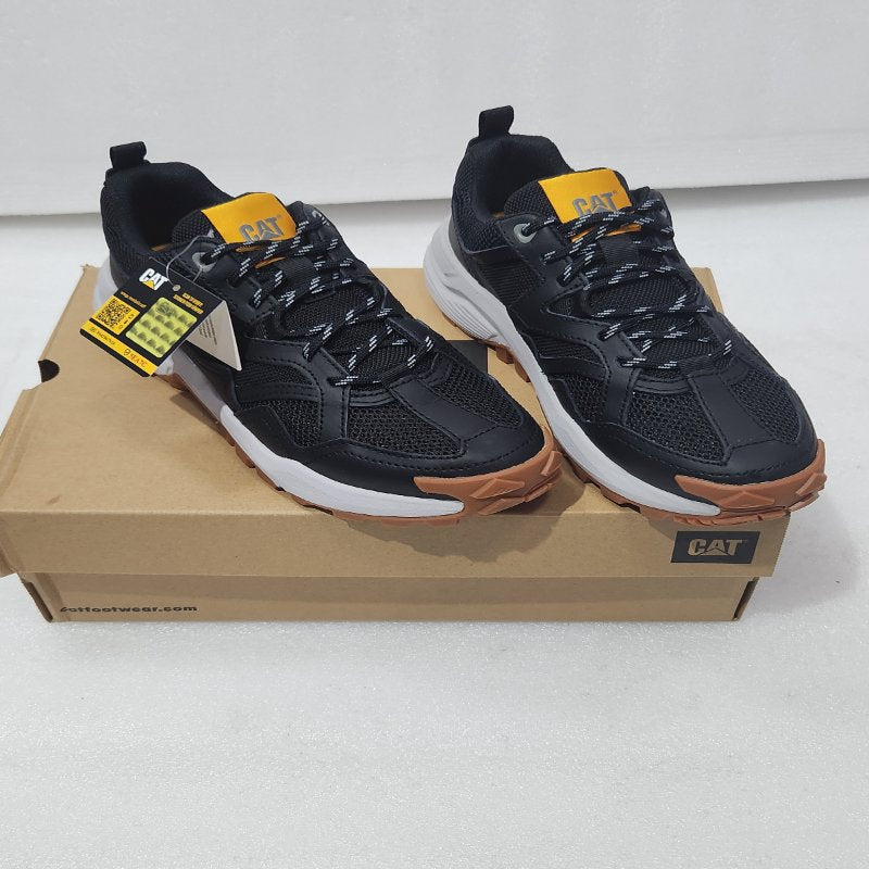 Zapatillas CAT Grapple Leather Mesh – Black Noir, EUR 40 / 25 cm