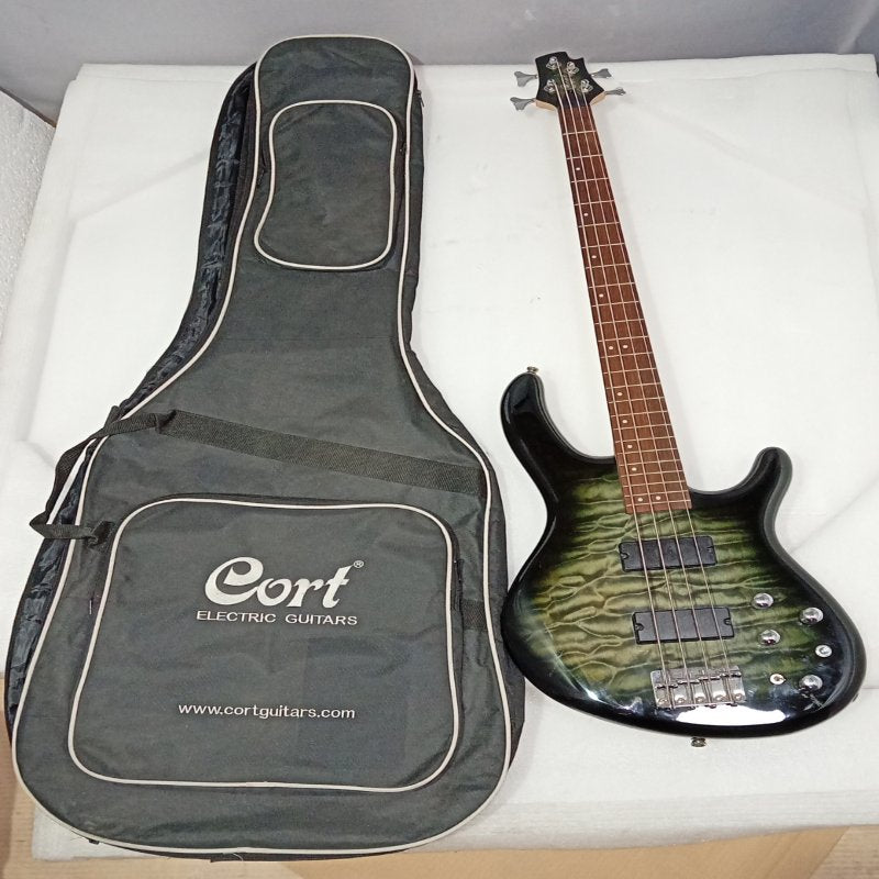 Bajo Eléctrico Cort Action DLX Plus FGB 4 Cuerdas Activo