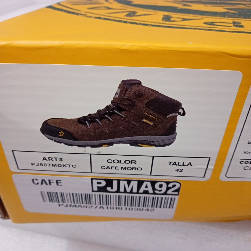 Botín de Seguridad Panama Jack PJ507MDKTC – Café Moro, Talla 42, Masculino
