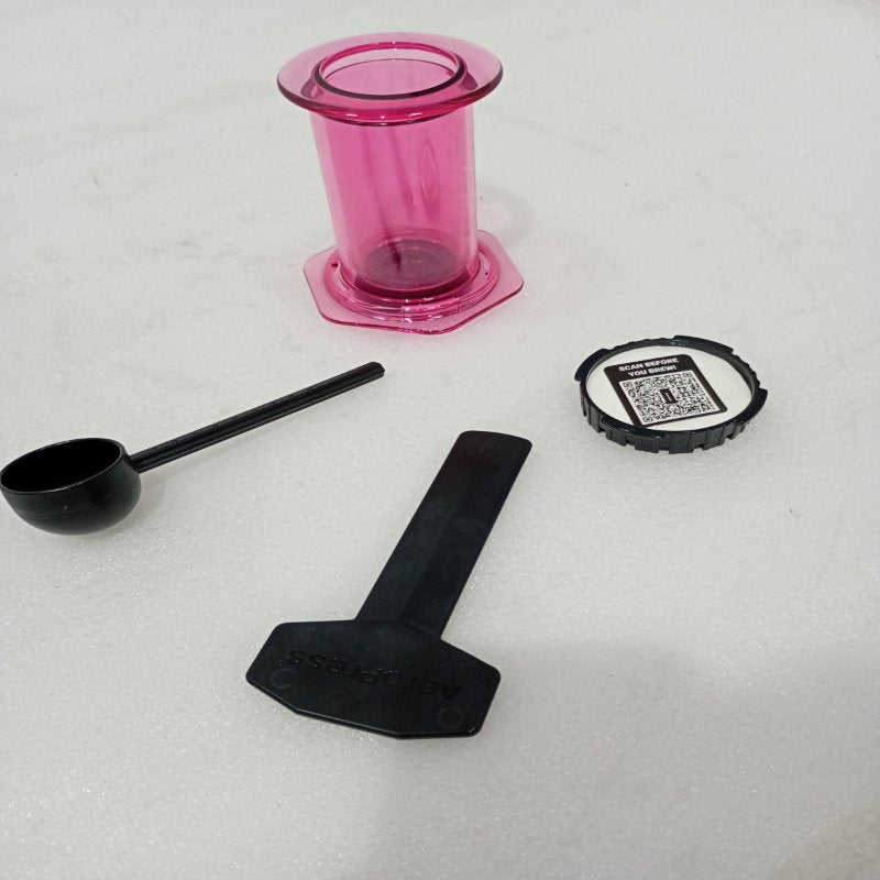 Cafetera Manual Aeropress Clear Pink