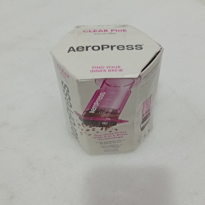 Cafetera Manual Aeropress Clear Pink