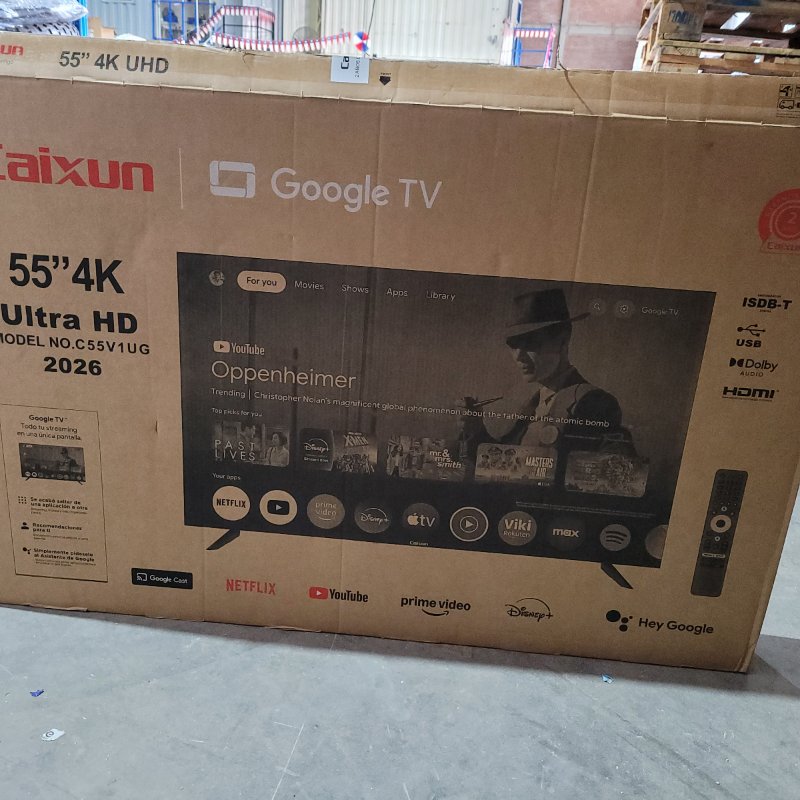 Smart TV 4K UHD CAIXUN C55V1UG 55 Pulgadas