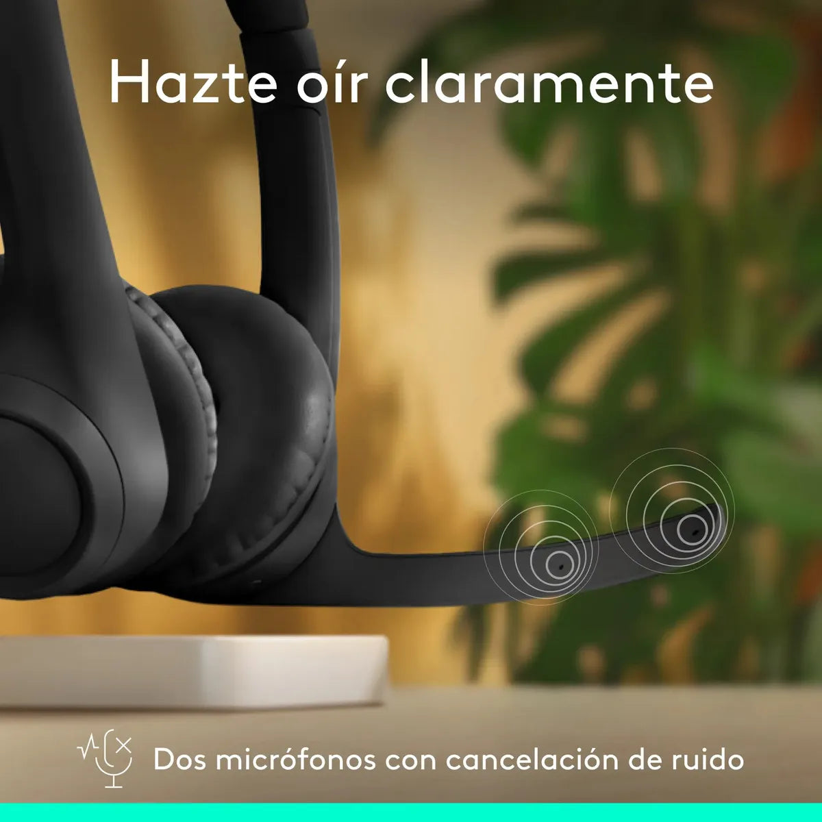 Audífonos Inalámbricos Logitech Zone 300, Negro