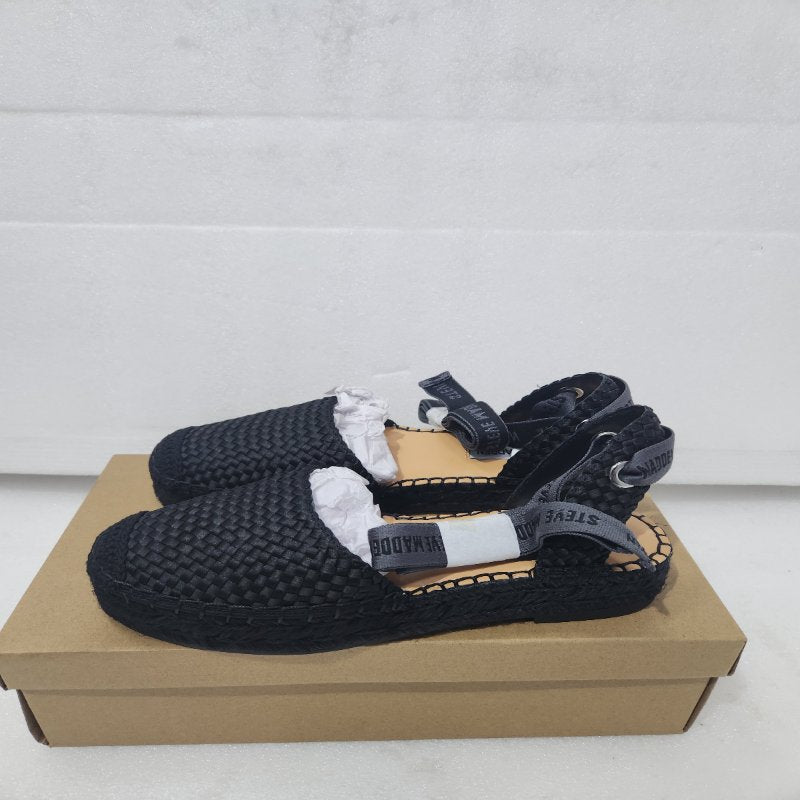 Sandalias Steve Madden Craize – Blk Satin, Negro, Talla 37 Mujer
