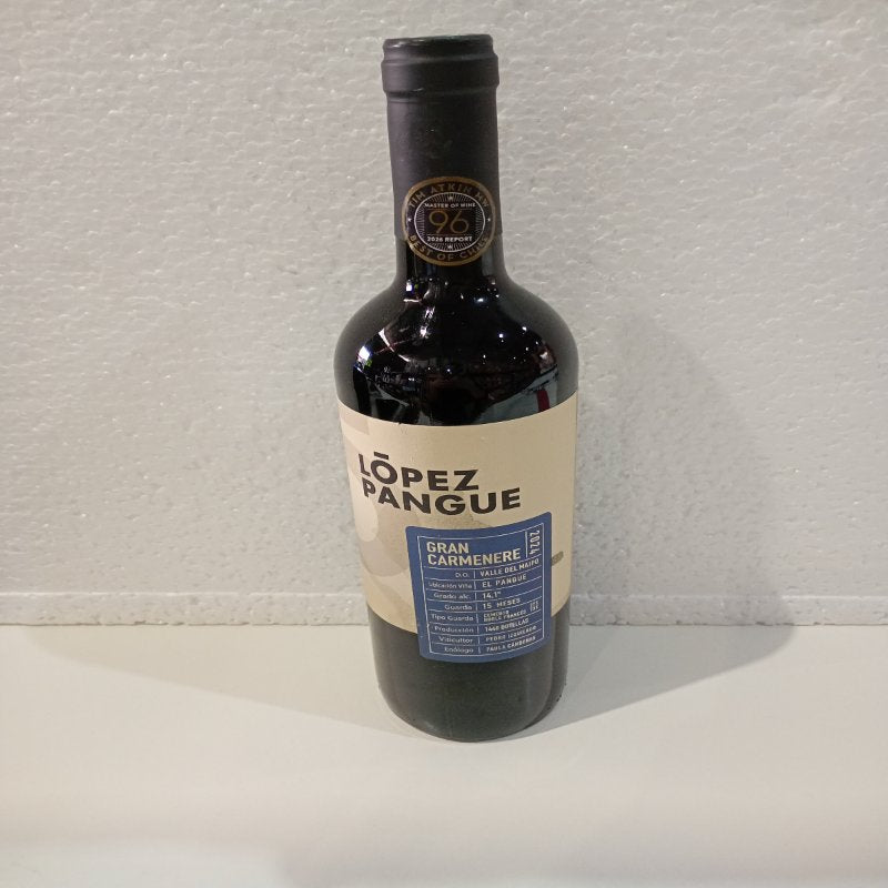Vino Carmenere Gran Reserva El Pangue Maipo 2024