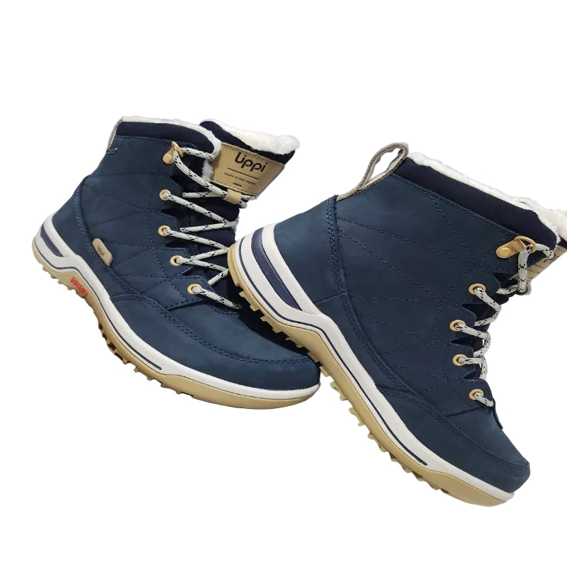 Botas Lippi Mujer Native Mid LI – Azul Noche / Taupe, EUR 39 / 25 cm