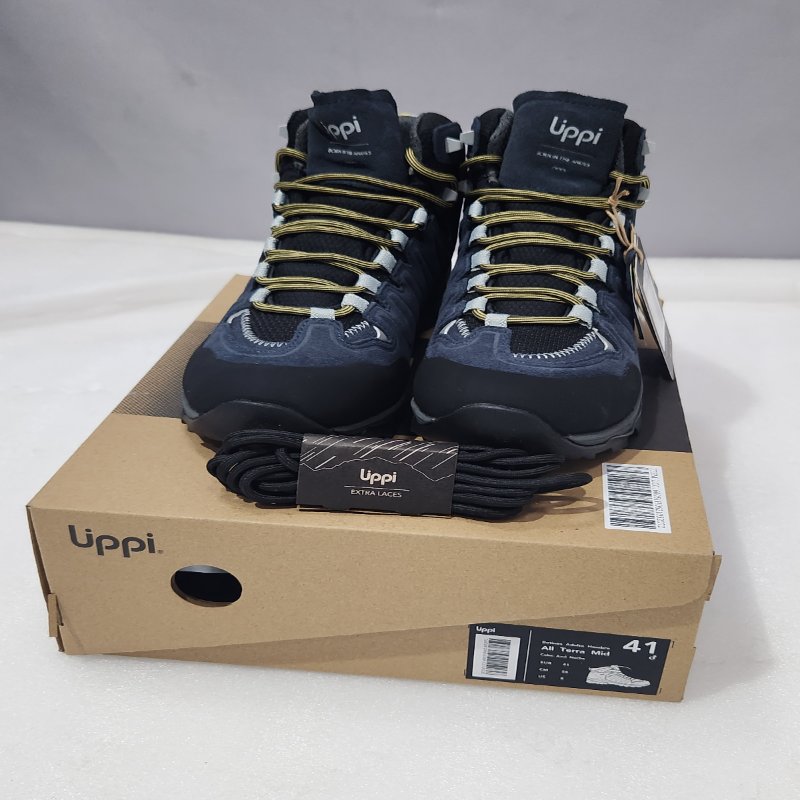 Botines Lippi Ail Terra Mid – Azul Noche, EUR 41 / 26 cm