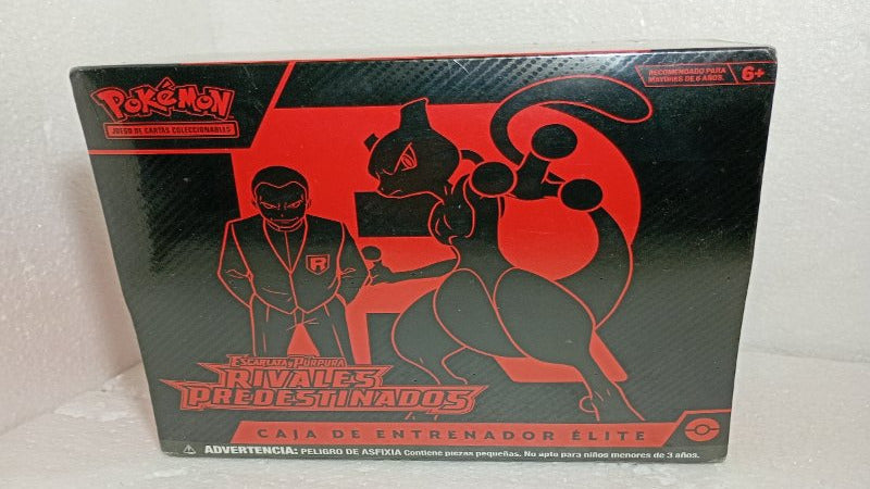 Juego de Cartas Coleccionables Pokémon Escarlata y Púrpura: Rivales Predestinados – Caja Entrenador Élite