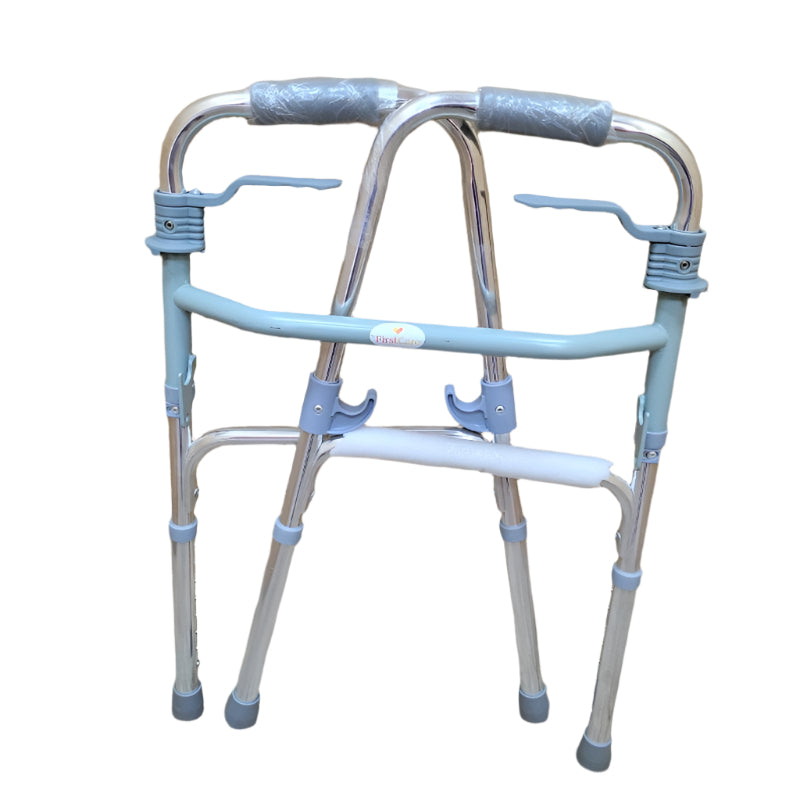 Andador Ortopedico Firstcare Plegable Paso A Paso Gris