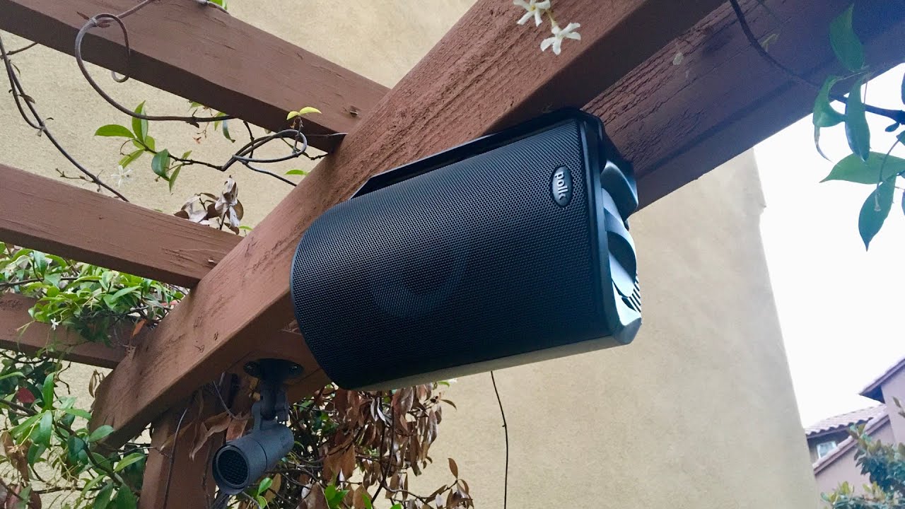 Altavoz Todo Clima Polk Audio Atrium 4, Resistente a la Intemperie para Interiores y Exteriores