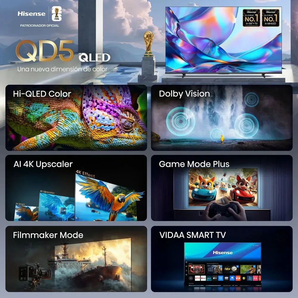 Smart TV Hisense 43QD5SV 43 pulgadas