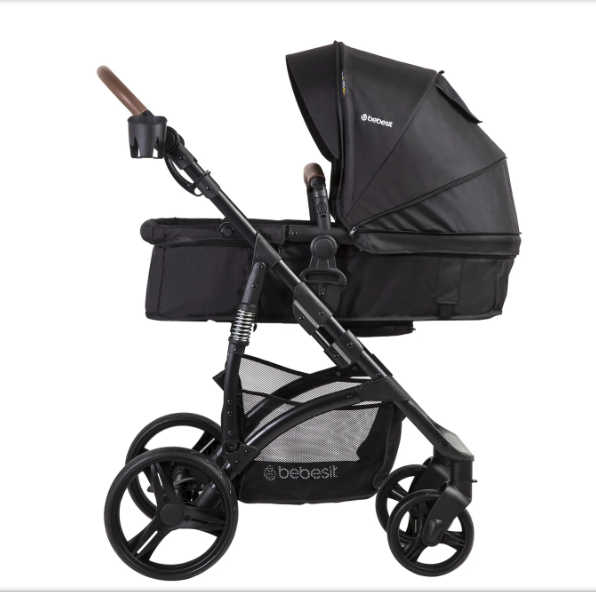 Coche Cuna Bebesit Travel System Quest Lx Negro