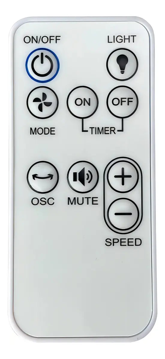 Ventilador de Mesa Sumo VC 35 Ultra Silencioso 9 Velocidades con Control Remoto