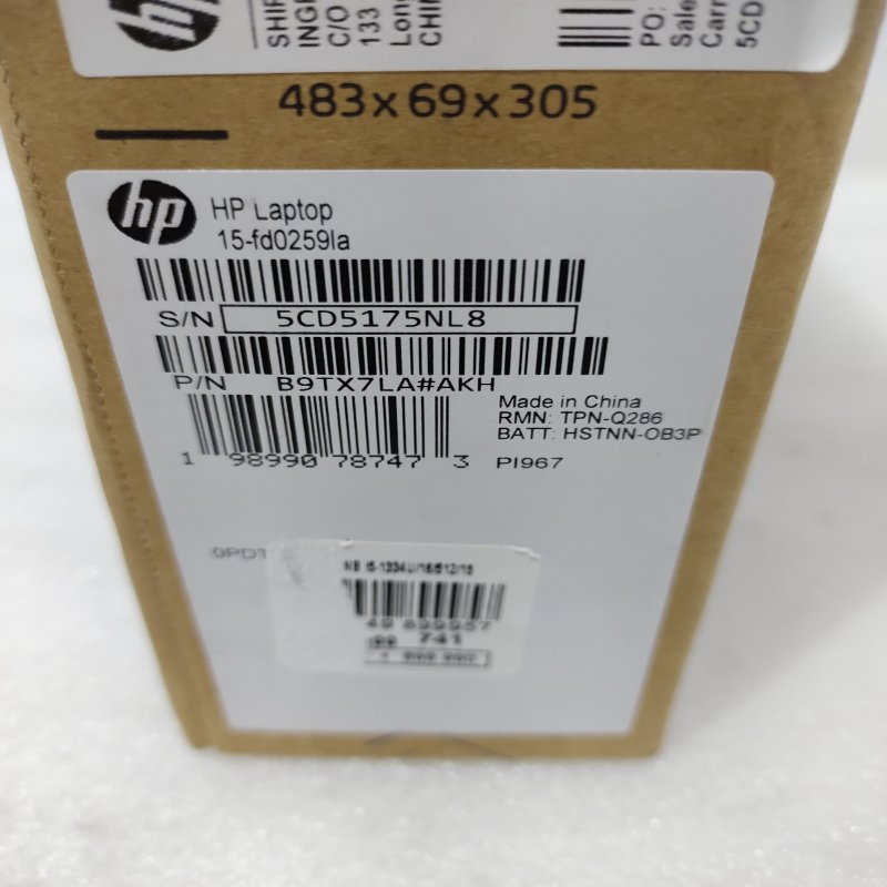 Notebook HP 15-fd0259la 15.6" Intel Core i5 16GB RAM 512GB SSD Windows 11