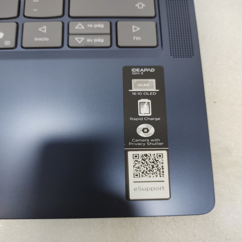 Notebook Lenovo Ideapad Slim 3 14ARP10 Ryzen 7 14 Pulgadas 16GB/512GB, Comic blue