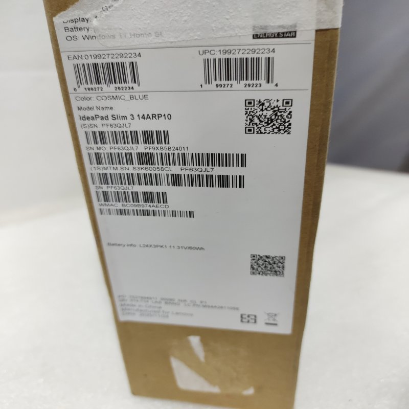 Notebook Lenovo Ideapad Slim 3 14ARP10 Ryzen 7 14 Pulgadas 16GB/512GB, Comic blue