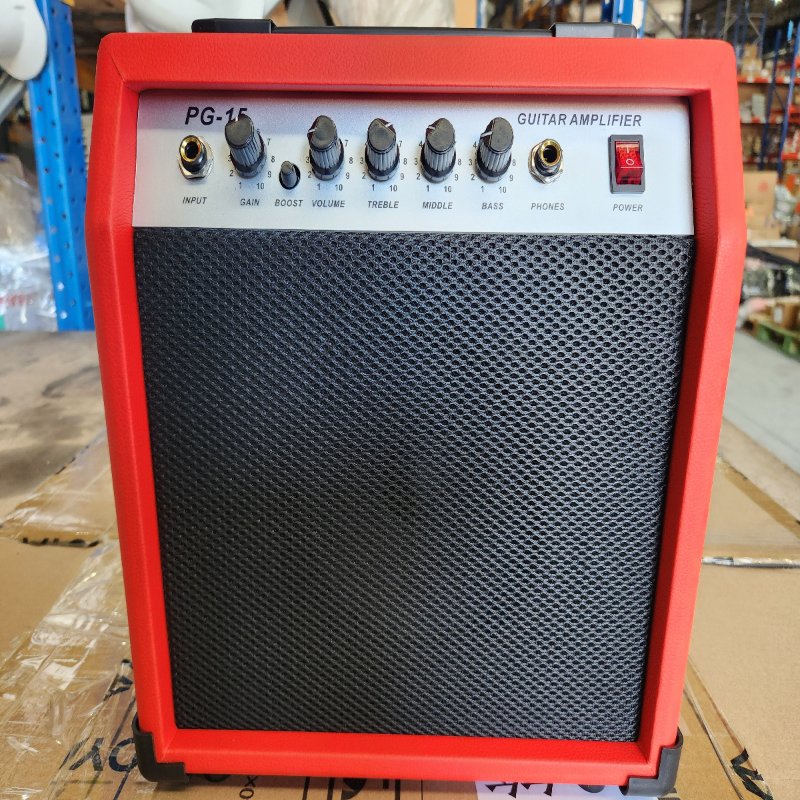 Amplificador Lullaby para Guitarra Eléctrica, Rojo