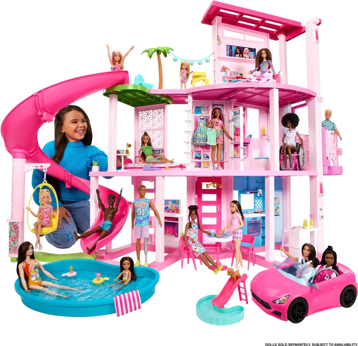 Casa de los Sueños Barbie Mattel HMX10-4B40-G2 75 Piezas