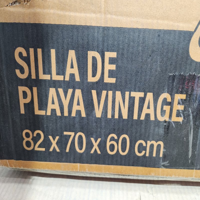 Silla de Playa Plegable Dryhood Traveler 6 Posiciones, Beige