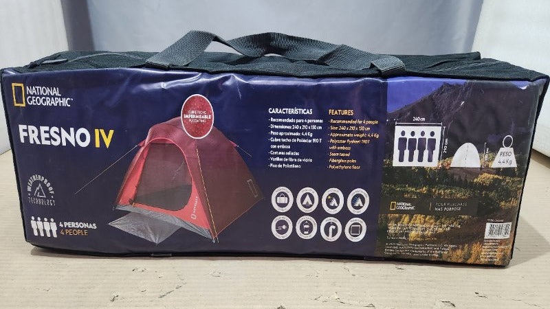 Carpa National Geographic Fresno IV 240x210x150cm, Rojo