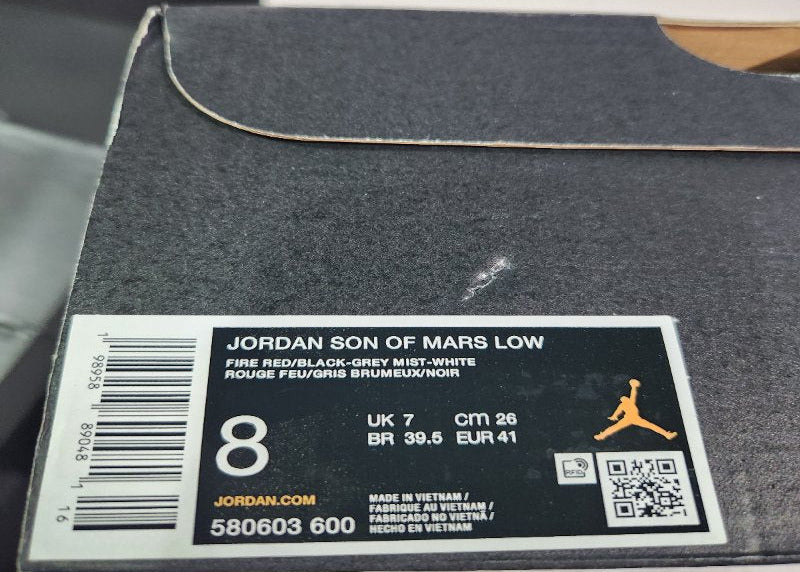 Zapatillas Nike Jordan Son of Mars Low Rojo - EUR 41 / 26 cm Masculino