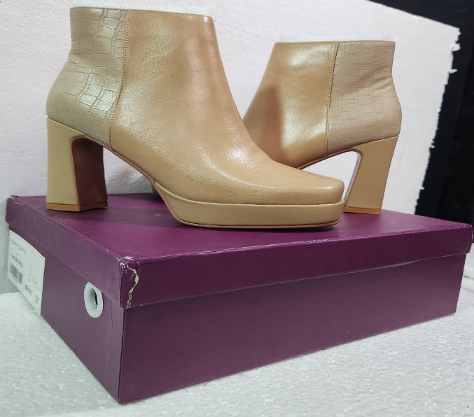 Botines Degas Beige Talla 37 EUR