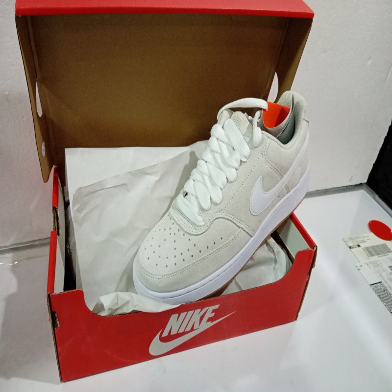 Zapatillas Nike Court Vision Lo FL Beige Masculino Talla 9 US / 27.5 cm