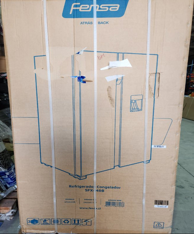 Refrigerador Fensa SFX440B 436 Litros Negro