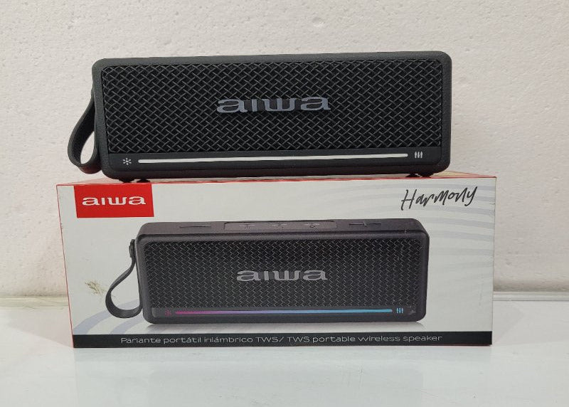 Parlante Portátil Bluetooth Aiwa Harmony 400W, Negro