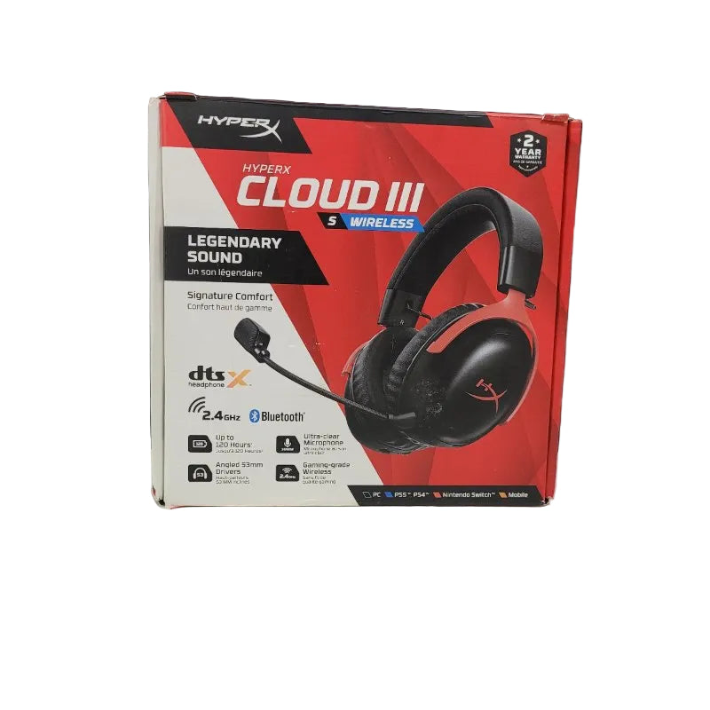 Audífonos Gamer HyperX Cloud III wireless