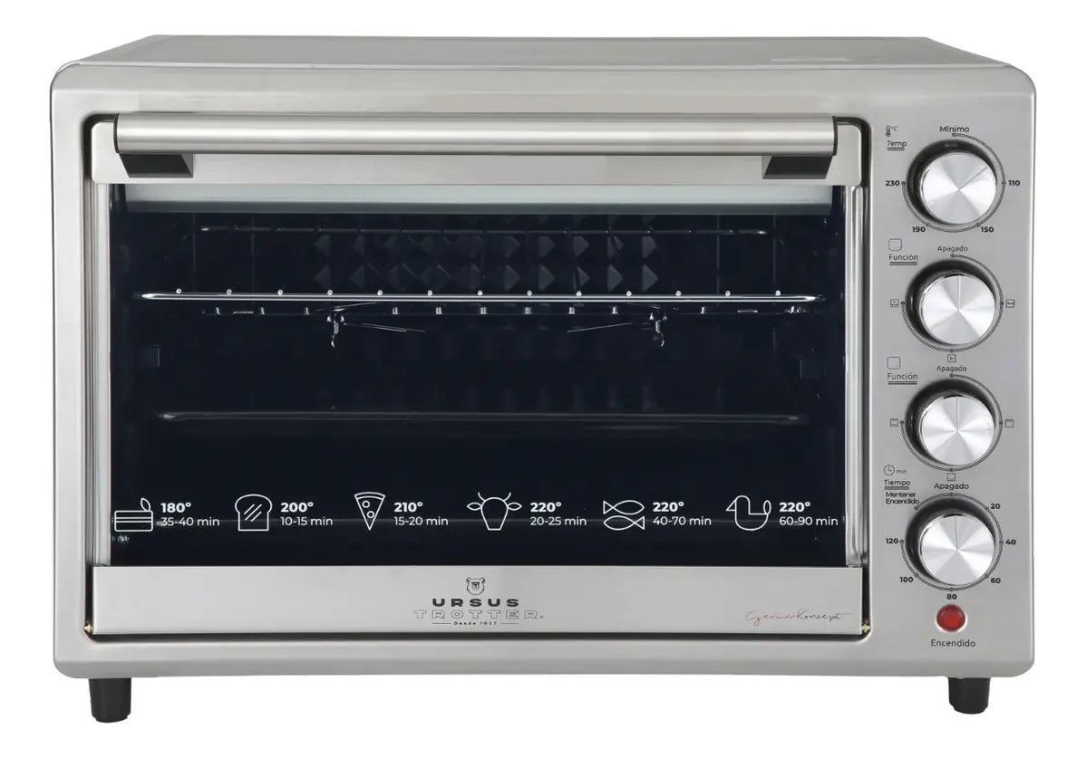 Horno Eléctrico URSUS TROTTER UT-BACKOFEN PRO-I Inox 38 Litros