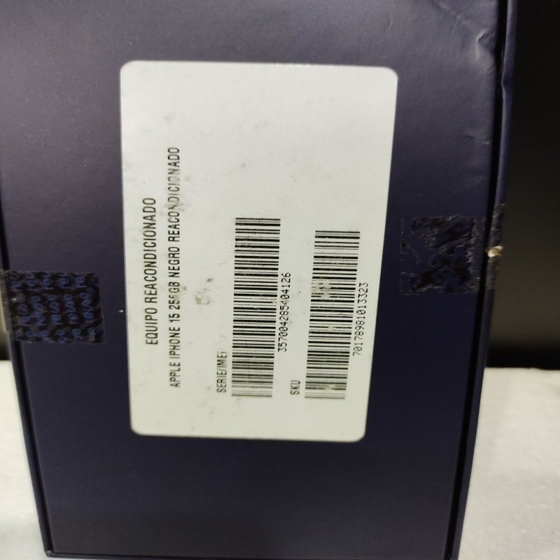 Celular Reacondicionado iPhone 15 MTM43LL/A 256 GB, Negro