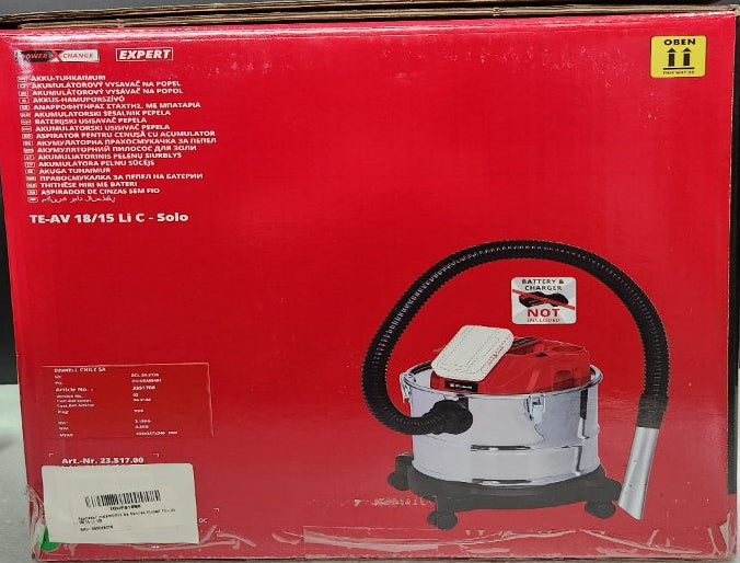 Aspiradora de Cenizas Einhell TE-AV 18/15 Li C - Solo