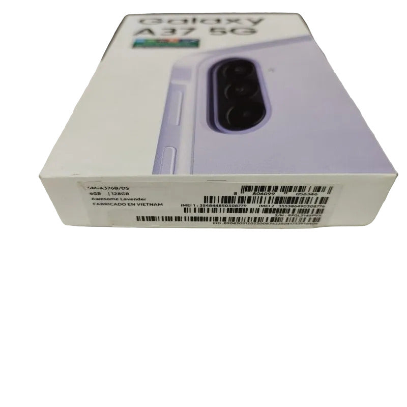 Celular Samsung Galaxy A37 5G 128GB 6GB RAM, Awesome Lavender