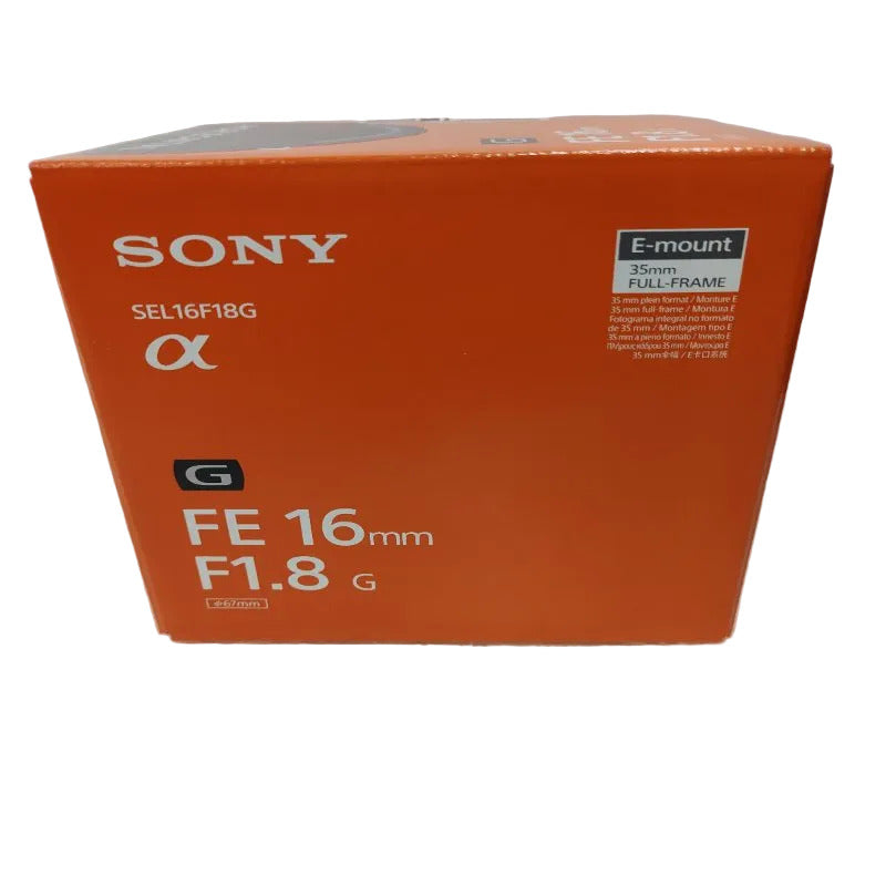 Lente Sony SEL16F18G FE 16mm F1.8 G