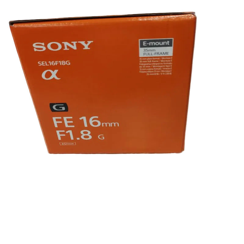 Lente Sony SEL16F18G FE 16mm F1.8 G