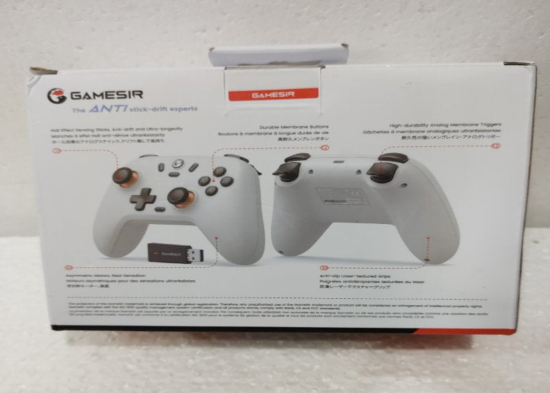 Mando Inalámbrico Multiplataforma GameSir Nova Lite T4N Lite Blanco