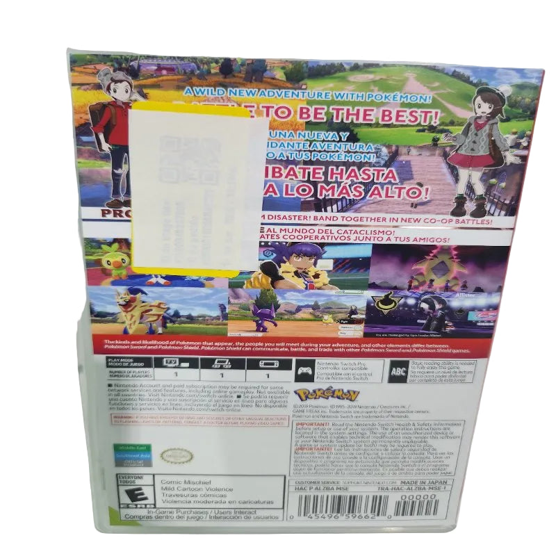Juego Nintendo Switch Pokemon Shield
